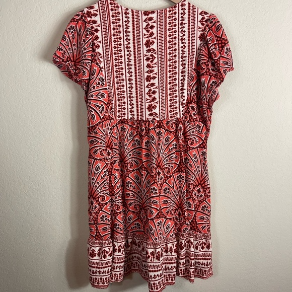 Knox Rose Mini Flutter Sleeve Dress Size Large - Picture 6 of 6